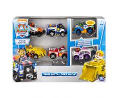 La Pat Patrouille - 6058350 - Pack de 6 véhicules True Metal - Voiture Paw Patrol - Jeu jouet enfant