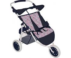 Kiddoo Jeux pour enfants - Poussette Jum Cercles/Étoiles + Bleu F