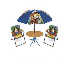 arditex- Ensemble de Jardin 4 en 1 modèle Mickey Mouse, WD12492, Multicolore