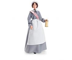 Barbie Signature Florence Nightingale, poupée de collection Femmes dException, en tenue dinfirmière dépoque, jouet collector, GHT87