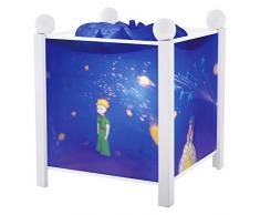 TROUSSELIER - Le Petit Prince Saint Exupéry - Veilleuse - Lanterne Magique - Idéal Cadeau de Naissance - Dessin animé - Couleur Bois Blanc - Ampoule 12V 10W inclue - Prise Electrique UK