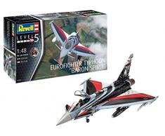 Revell davion de Chasse Eurofighter Typhoon Baron Spirit-échelle 1/48-niveau 5/5 Maquette, 03848, Non laqué