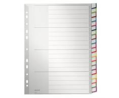 Leitz 12780000 Trieur Blanko A4 20 onglets en polypropylène (Gris)