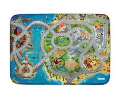 Achoka Tapis de Sol Anti Dérapant Bord de Mer pour Bébés et Enfants – Filles et Garçon-Ultra Doux 130x180cm-Tapis de Jeux et Décoration, 86031-E3, 80 x 150 cm