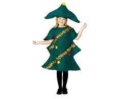 Smiffys Costume sapin de Noël, Vert, avec tunique et chapeau