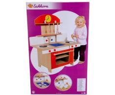 Simba Eichhorn 100002490 – en Bois de Cuisine de Jeu, avec Feux, évier Un backhofen, 52 x 44 x 99 cm