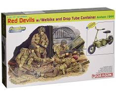 Dragon - D6585 - Maquette - Red Devils avec Welbike - Echelle 1:35