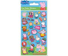Paper Projects 01.70.06.152 Peppa Pig Stickers en aluminium Bleu brillant