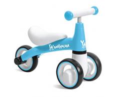 Mondo-28476 Tricycle, Couleur Blanc-Bleu, 28476
