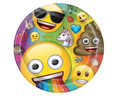 Unique Party- Assiettes en carton, 79435, Multicolore