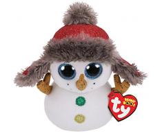 Ty - TY36410 - Beanie Boos - Peluche Buttons le bonhomme de neige 23 cm