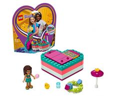 LEGO®-Friends La boîte cœur dété dAndréa Jouet pour Fille et Garçon à Partir de 6 Ans et Plus, 83 Pièces 41384