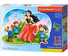 Castorland B-120192 Scie sauteuse Premium Maxi 12 PC – Blanc Neige S Song