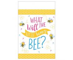 Amscan International 572166 Plastique Vaisselle, nappe en papier CE que sera toujours Bee