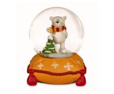 NICI 27664 - Boule à Neige Petit Ours Polaire Vert