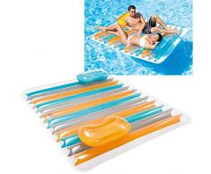 INTEX Matelas gonflable Vis-à-Vis Double 198cm x 160cm