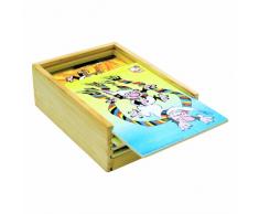 Bino - 13164 - Jouet à enfiler - Boîte - Kremílek et Vochomurka