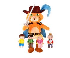 Fiesta Crafts - T-2865 - Marionnette à Main - Le Chat Botté