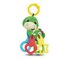 Clementoni - Hochet Peluche Dino, 17215, Multicolore - Version Italienne
