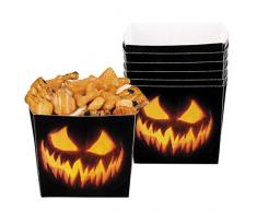 Boland BOL72313 Lot de 6 coupelles en Forme de Citrouille Taille Unique Multicolore