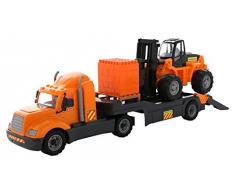 Polesie Polesie55699 Mike Jouet Remorque Camion Plus Fourche Lift en boîte