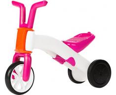 Chillafish Bunzi : Porteur bebe convertible en draisienne, trotteur évolutif 2 en 1 avec siège ajustable pour enfants de 1 à 3 ans, roues silencieuses pour jouer à l’intérieur et l’extérieur, rose