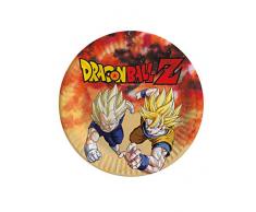 Comogiochi - Assiette 23 cm Dragon Ball Z, multicolore, 5CG82007