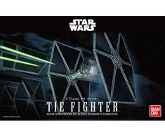 Bandai Tie Fighter-Bandai-01201 Star Wars Darth Vader Maquette, 1201, Noir, 1/72