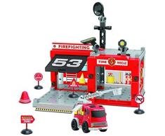 Johntoy- Jeu de Construction-Construire Un Caserne de Pompiers, 22250, 67 Pièces