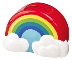 moses 30552 Tirelire Arc-en-Ciel Multicolore – Tirelire en Forme darc-en-Ciel – pour Enfants
