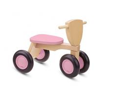 New Classic Toys - 11422 - Tricycle - Bois De Hêtre - Road Star - Rose