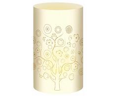 Ursus Filigrano Silhouetten Lot de 5 Lampes de Table, Ivoire