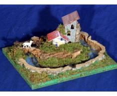 Givi Italia 51249 Auguri Nonno décoré Bougie, Multicolore, 9 cm