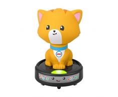 Fisher-Price le Chat-Spirateur, jouet évolutif pour encourager bébé à ramper et à marcher, sons et lumières, 9 à 36 mois, GMX70