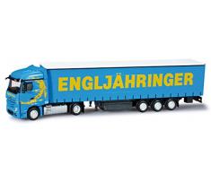 Herpa 303163 - Mercedes-Benz Actros Flux Pace Rideau planifier Selle de Train engljähri nger (A), Miniature