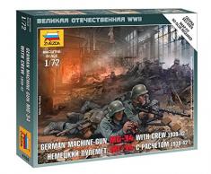 Zvezda - Z6106 - Maquette - Mitrailleuse Allde et Servants - Echelle 1:72
