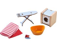 HABA- Little Friends Accessoires pour Maison de Poupée Journée de Lessive, 303015