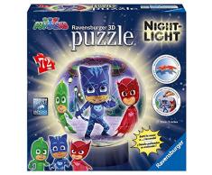 Ravensburger – Puzzle Ball 3D Lampe, PJ Masks (11771)