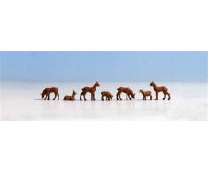 Noch - 15740 - Modélisme Ferroviaire - Figurine - 7 Chevreuils