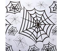 amscan International 578122 araignées Web claires Plastique Nappe, 2.7 x 1.4 m