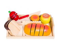 Glow2B Allemagne 1000523 – Plateau en Bois Plateau Repas, 19 pièces