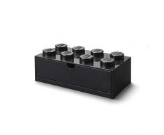 LEGO- Tiroir de Bureau 8, Noir, 40211733, Black