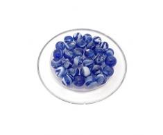 MaRécréation-30 Billes Spot en Verre à Collectionner, AX-38W3-XE4M, 10 mm
