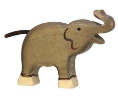 Holztiger - 2040845 - Figurine Animal - Éléphant Petit Trompe Haute