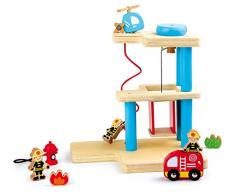 Small Foot Company (smb5v) - 8562 - Figurine Pompier - Caserne De Pompiers