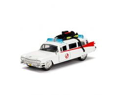 Jada 253232000 Casserole de Voiture ECTO-1 en métal 1:32 Blanc