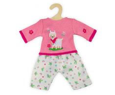 Heless 2935 Pull-Over avec Pantalon pour poupées Alpaka Oskar Multicolore 35-45 cm