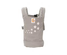 Ergobaby Porte-Poupée jouet pour Enfants, Porte-Bébé Galaxy Gris pour Poupon, Coton - Version Allemande
