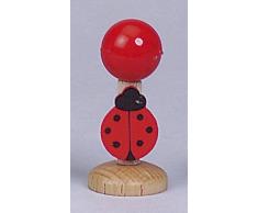 Kahlert Licht 0104325 Lampe de Table Coccinelle Rouge