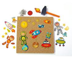 Hess Jouet en Bois 14947 – Marteau Univers de Jeu, Environ 25 x 25 cm